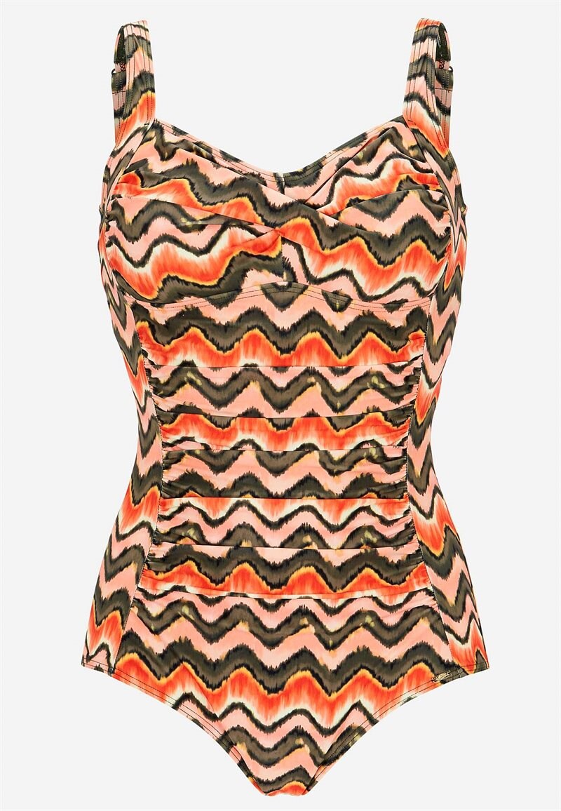 Mønstret shapingbadedragt