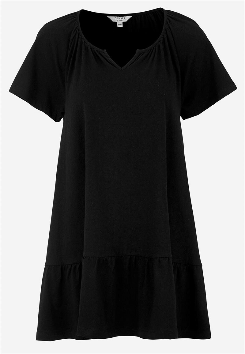 Tunika med volant nederst