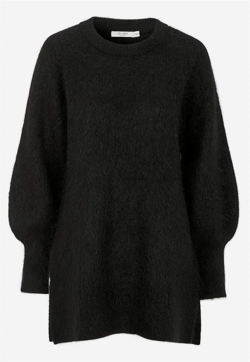 Tunika Premium i mohair- og uldblanding