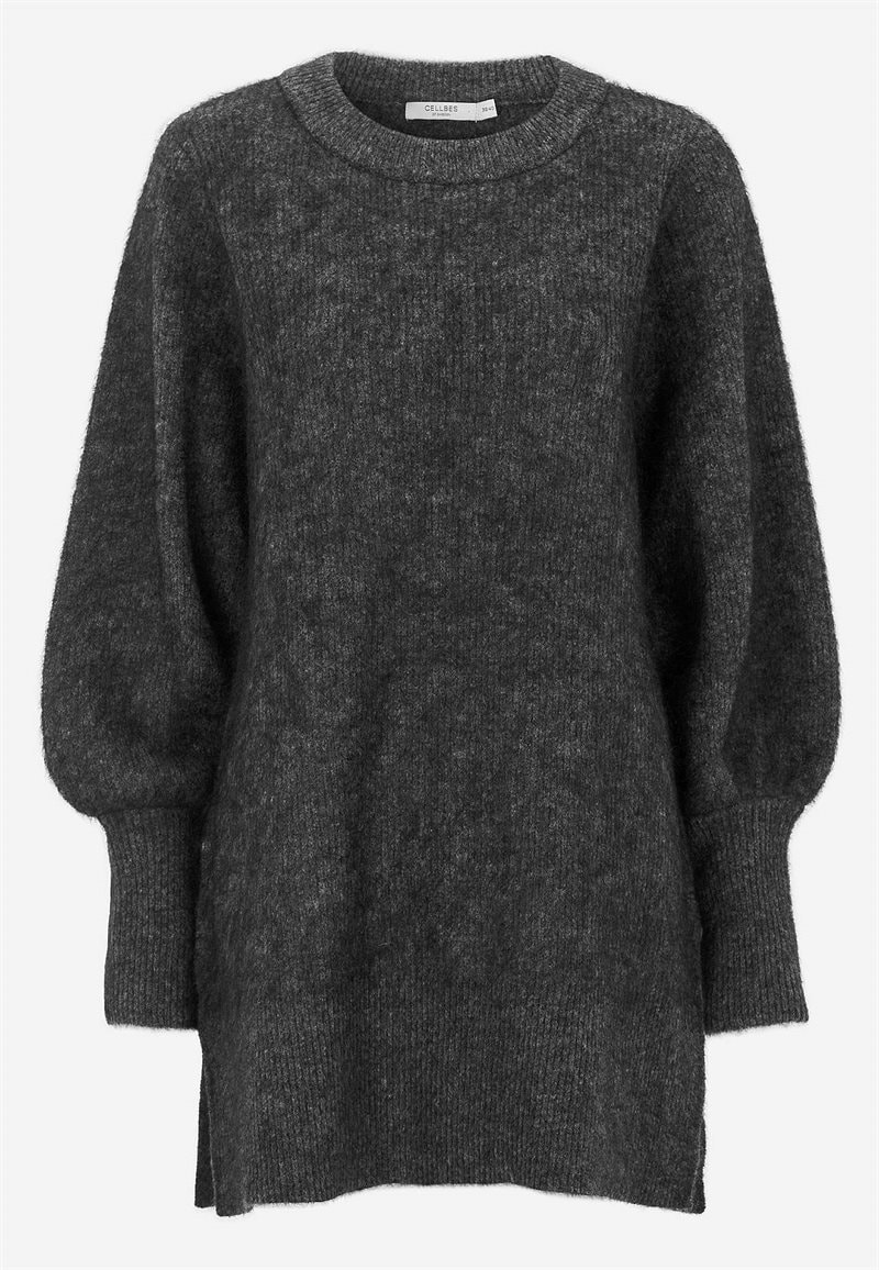 Tunika Premium i mohair- og uldblanding