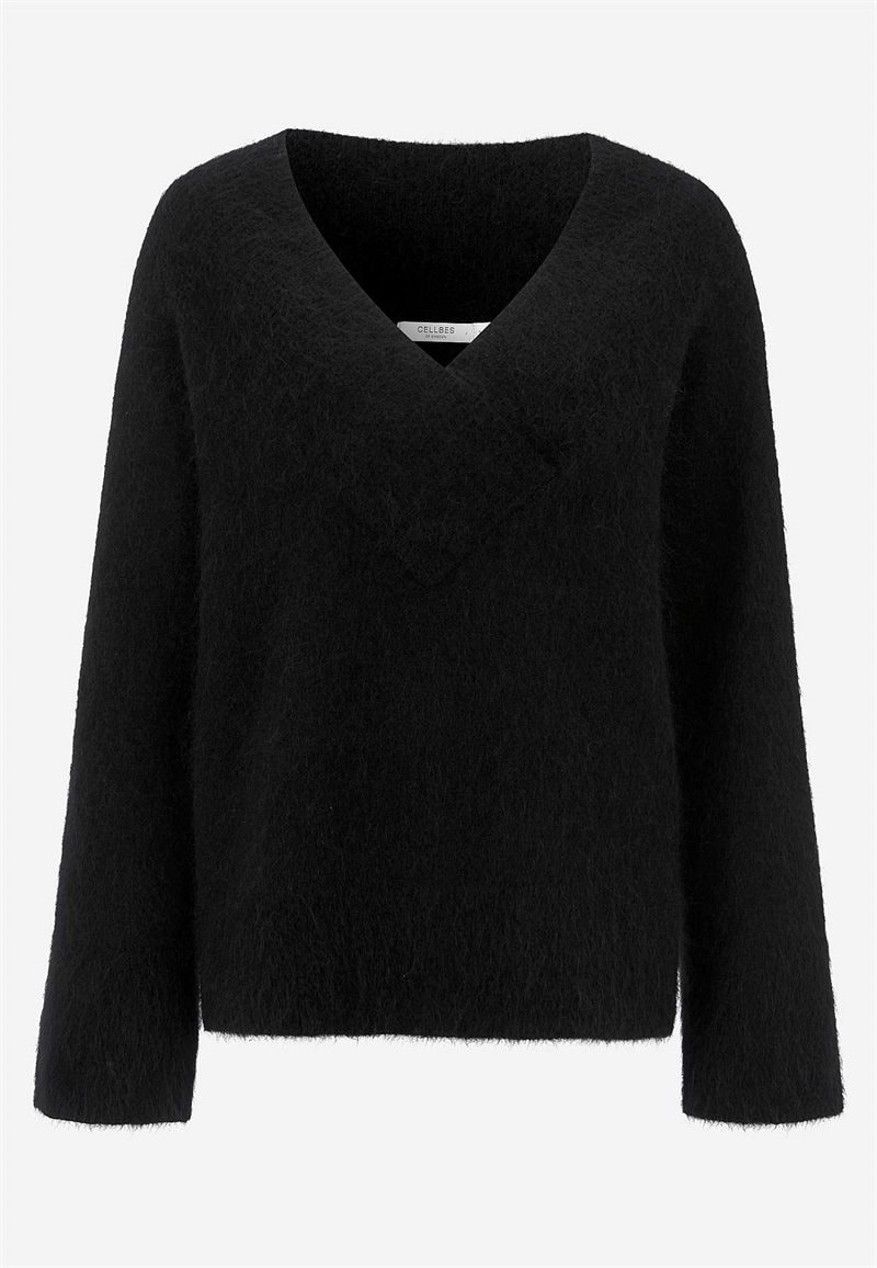 Trøje Premium i mohair- og uldblanding