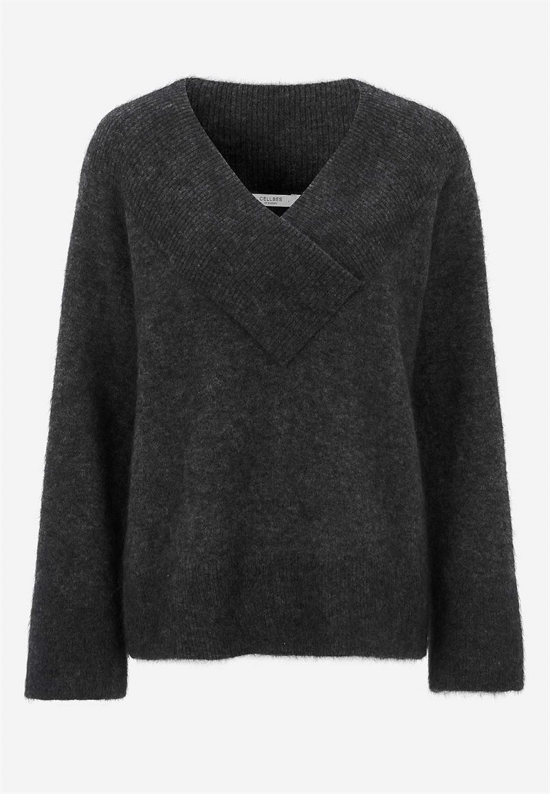 Trøje Premium i mohair- og uldblanding