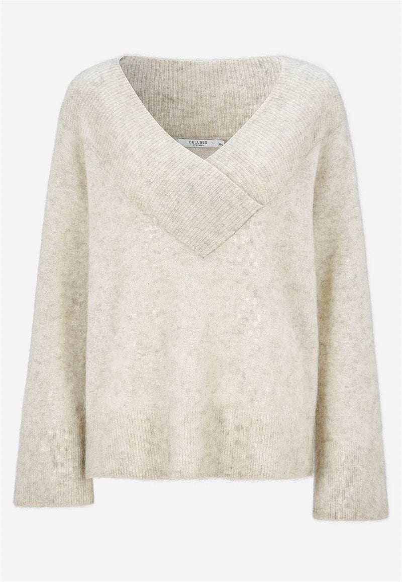 Trøje Premium i mohair- og uldblanding