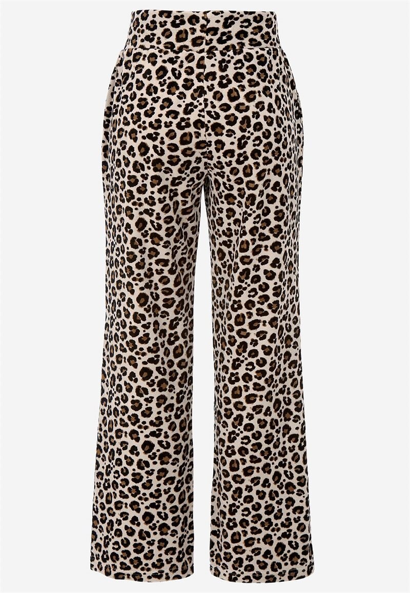 Brede velourbukser Wilma