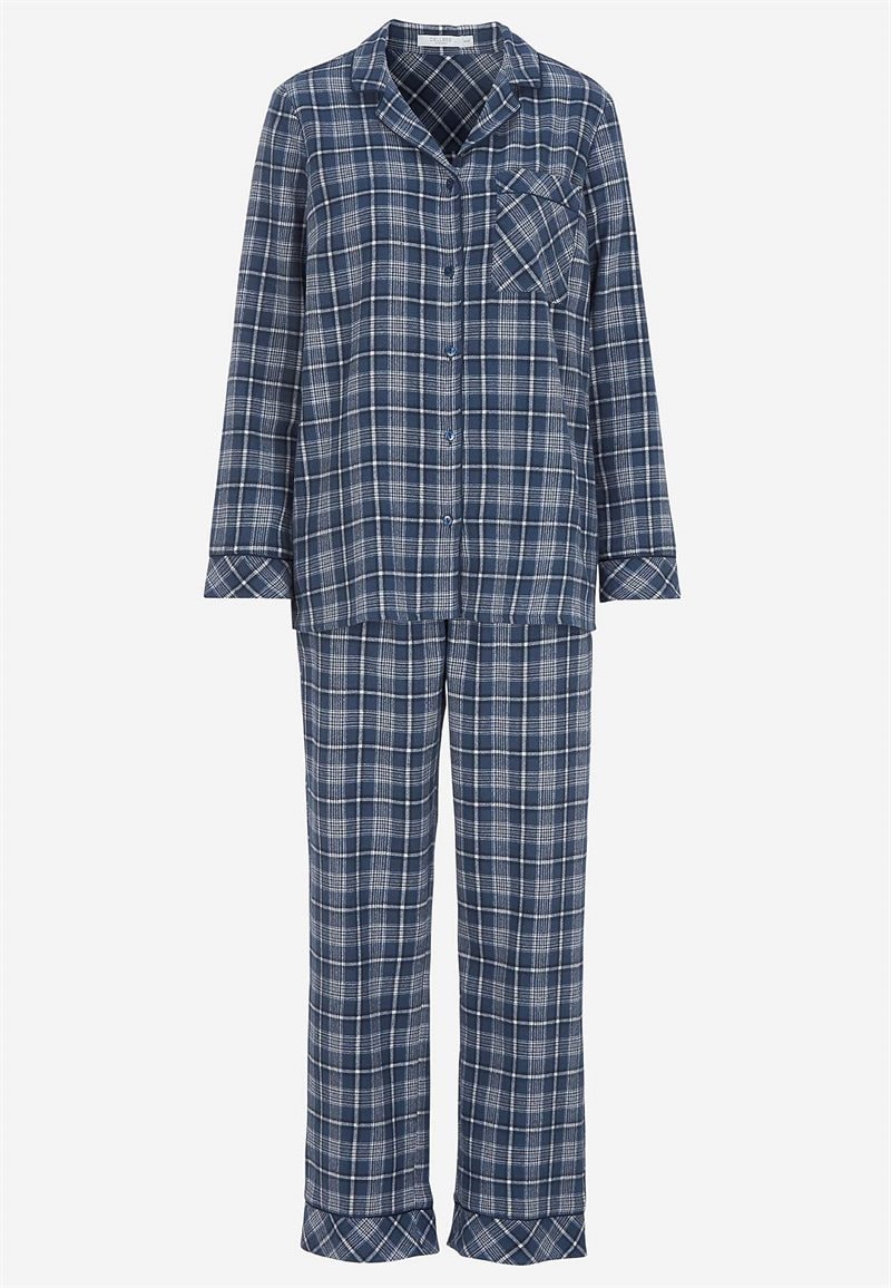 Ternet pyjamas i flonel
