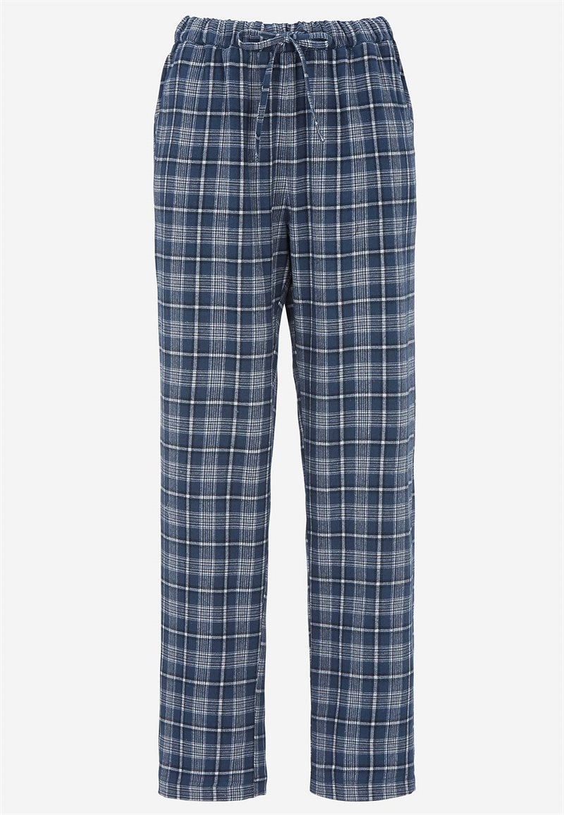 Ternede pyjamasbukser i flonel