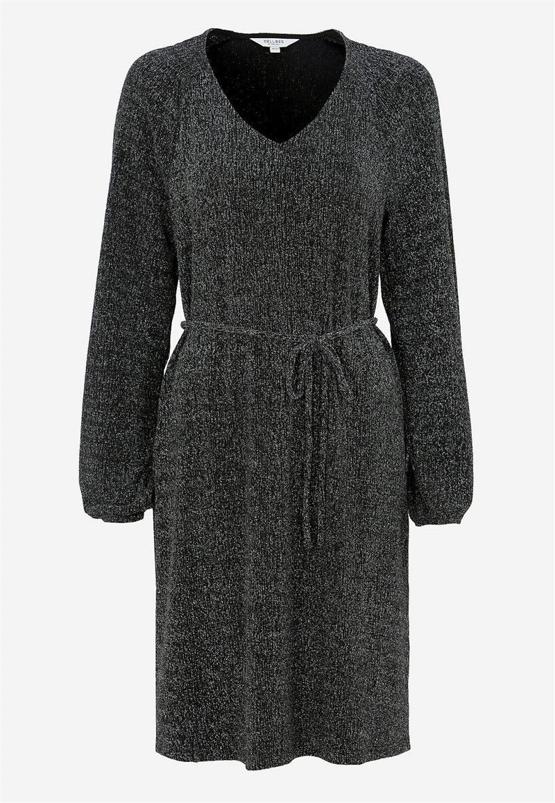 Festkjole med glimmertråde