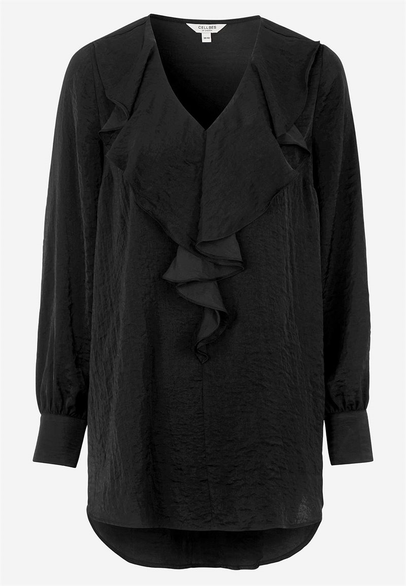 Tunika med flæsekrave