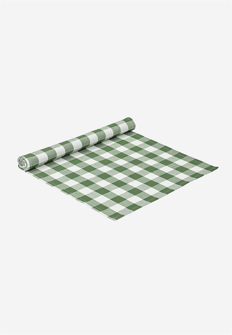 Vævet, ternet bordløber