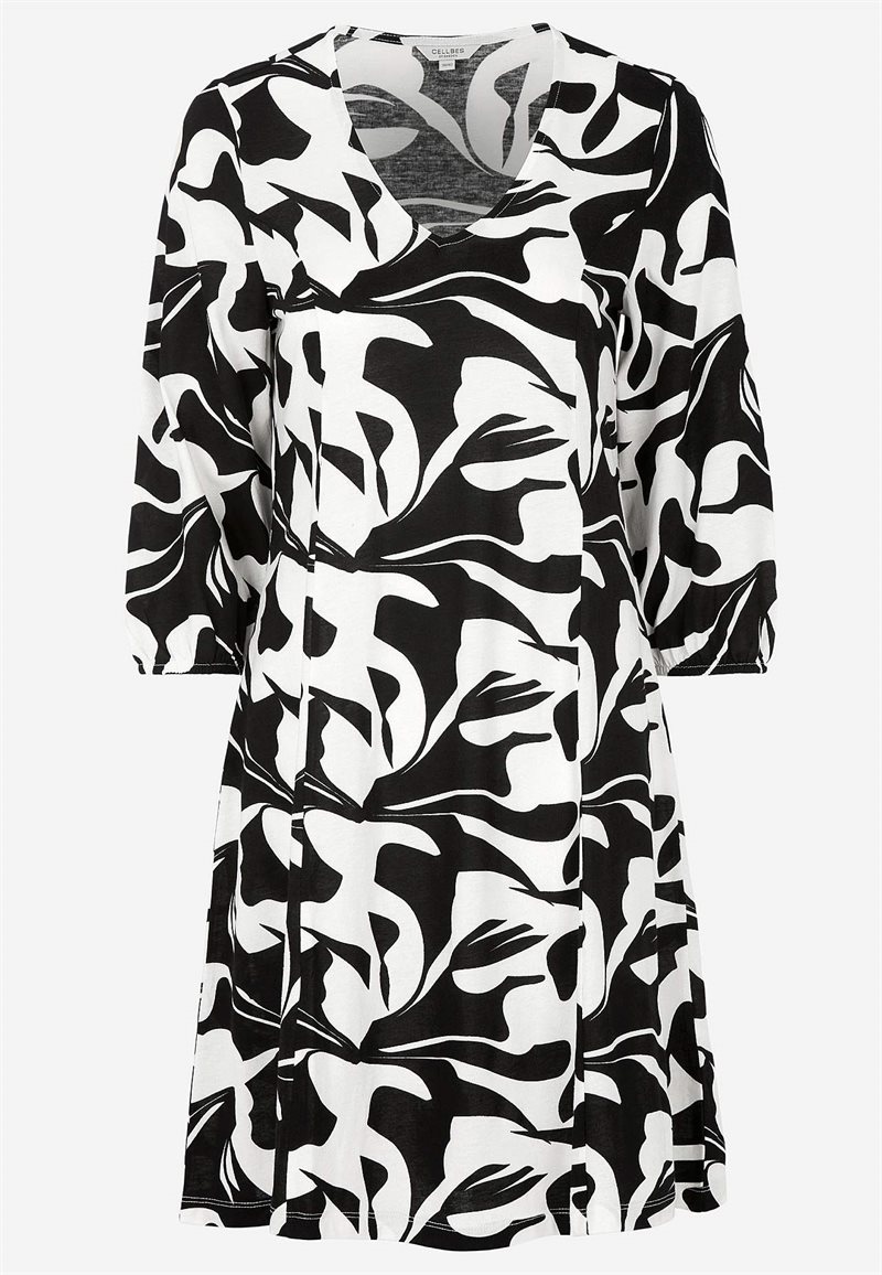 Jerseykjole med prinsessesnit