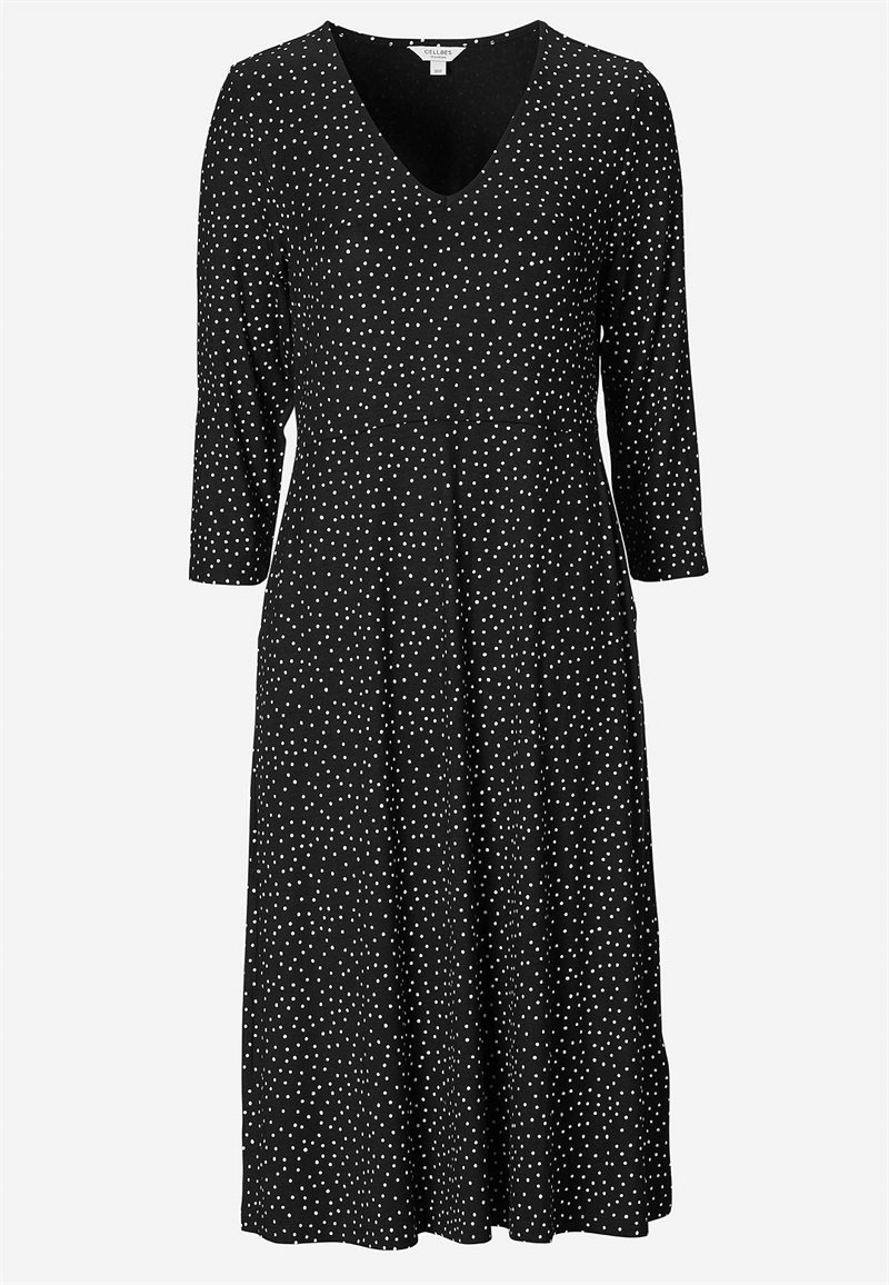 Jerseykjole med lommer