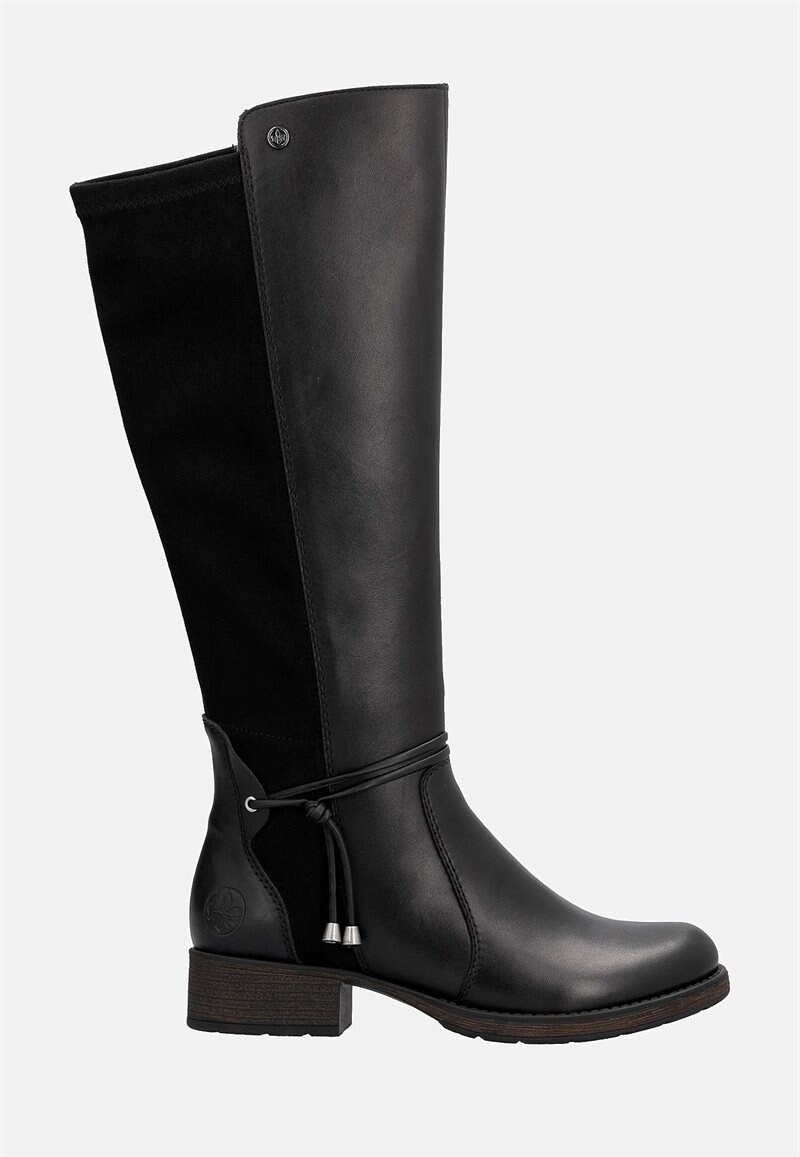 Skindstøvle med skaft med stræk