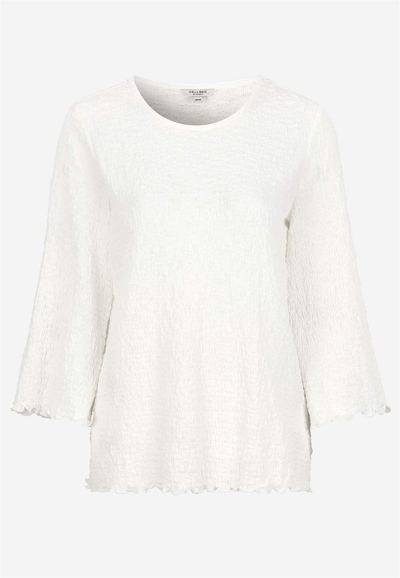 Jerseytop med struktur