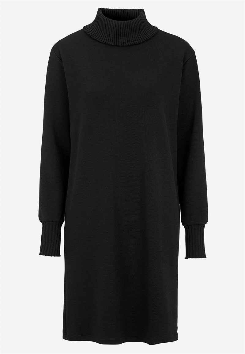 Superblød jerseykjole i modalmiks