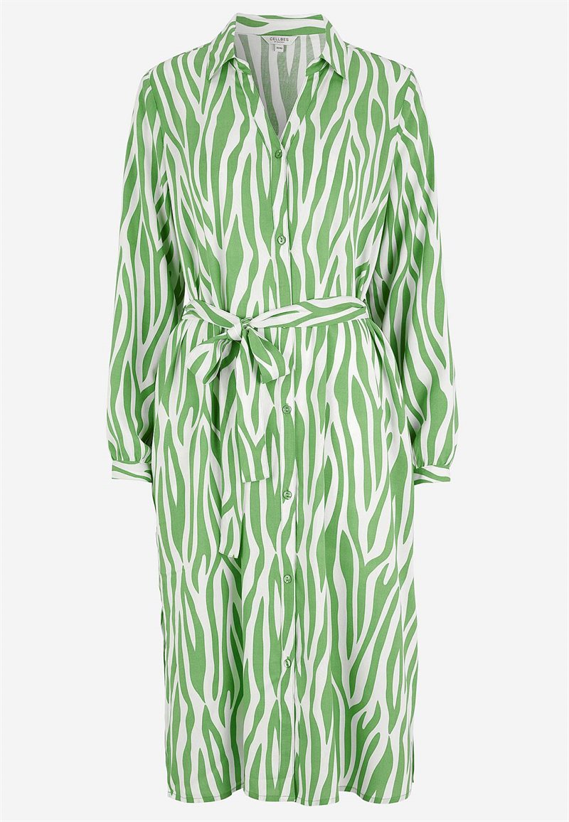 Vævet kjole med lommer