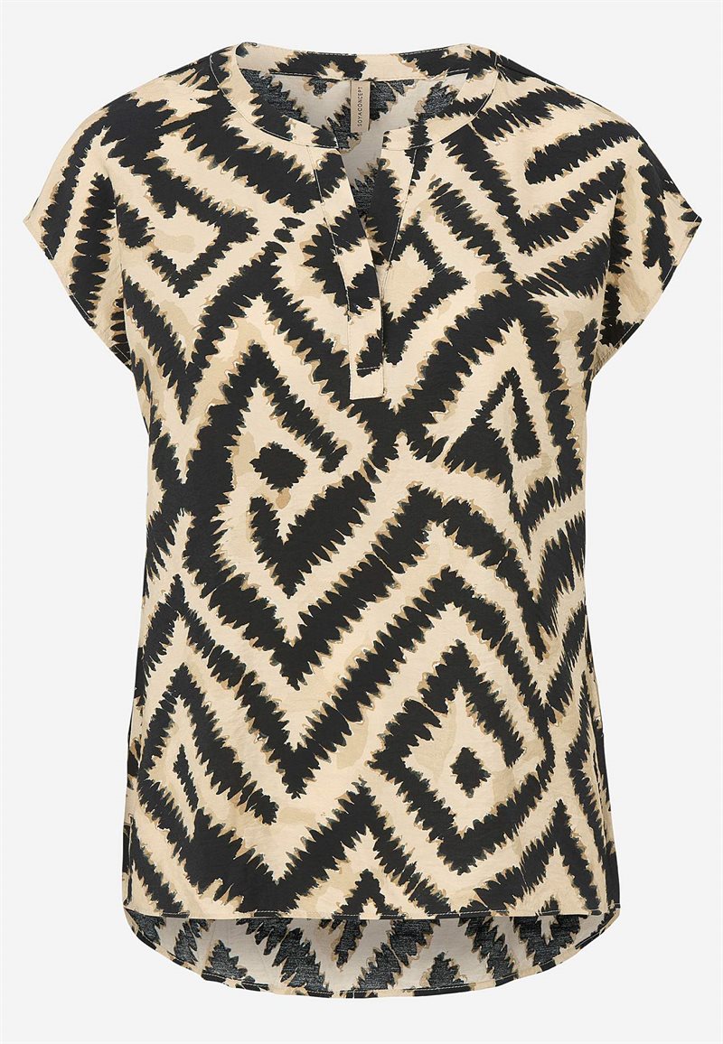 Soyaconcept Top Korte ærmer Sand