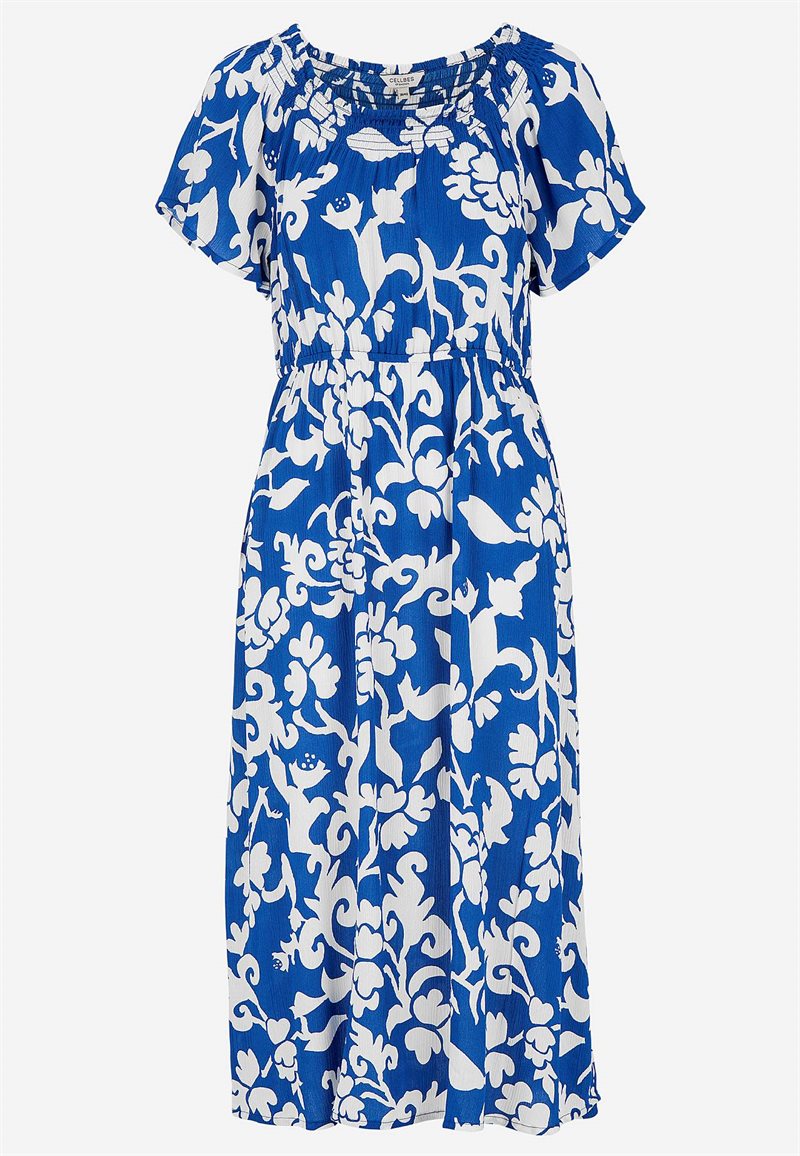 Kjole i viskosecrepe