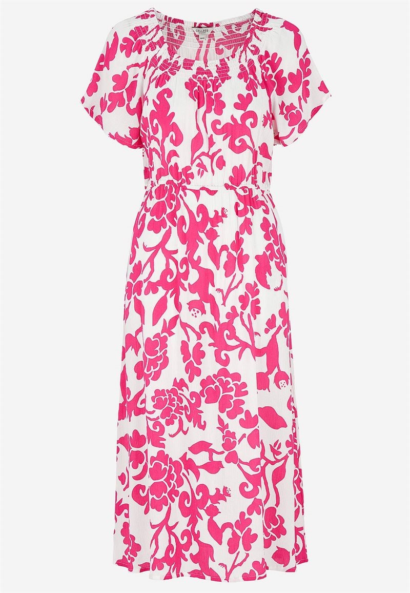 Kjole i viskosecrepe