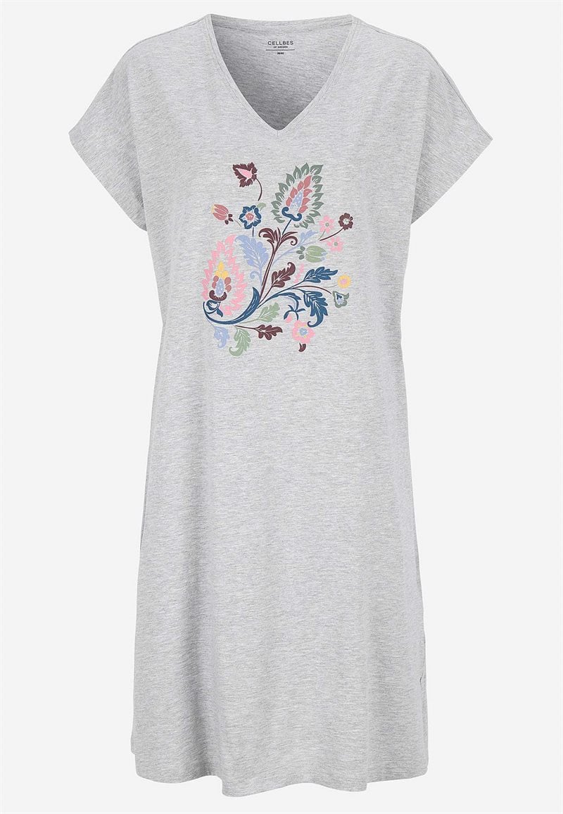 Natkjole med v-udskæring