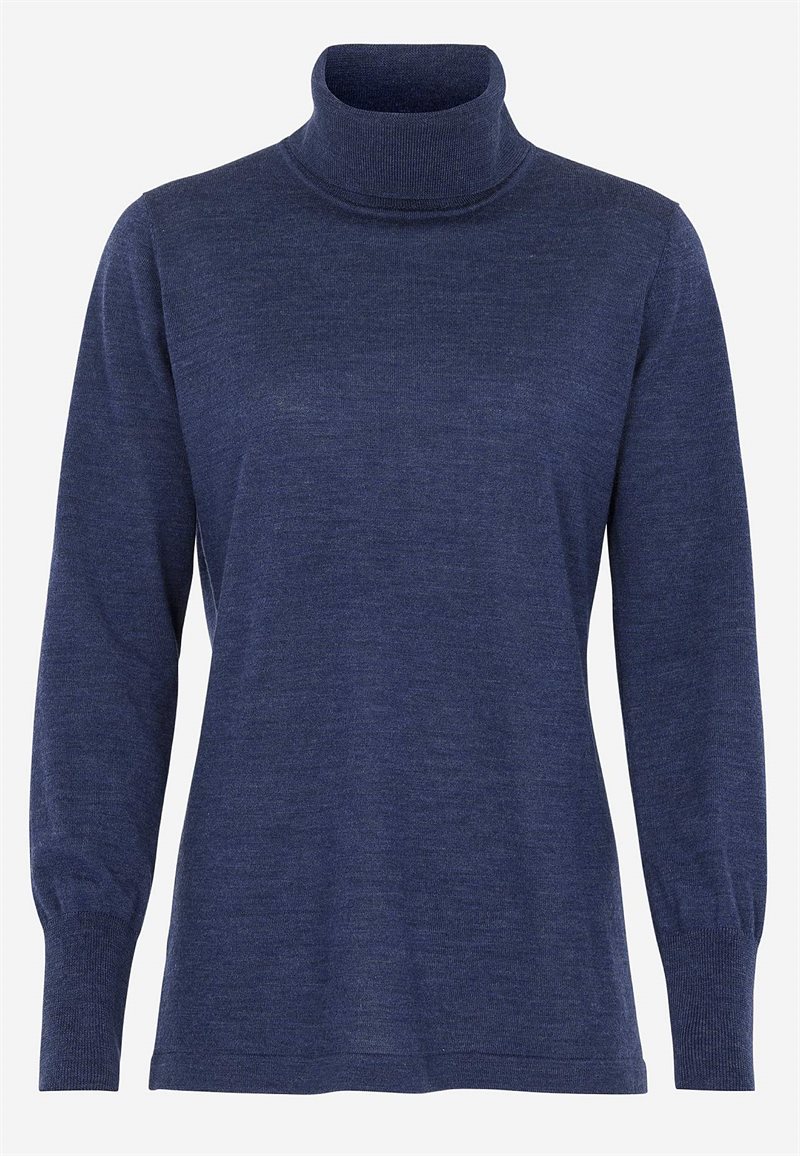 Turtleneck Premium trøje i merinould