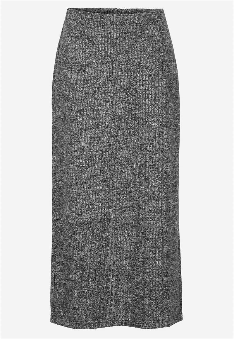 Superblød nederdel med slids Beata