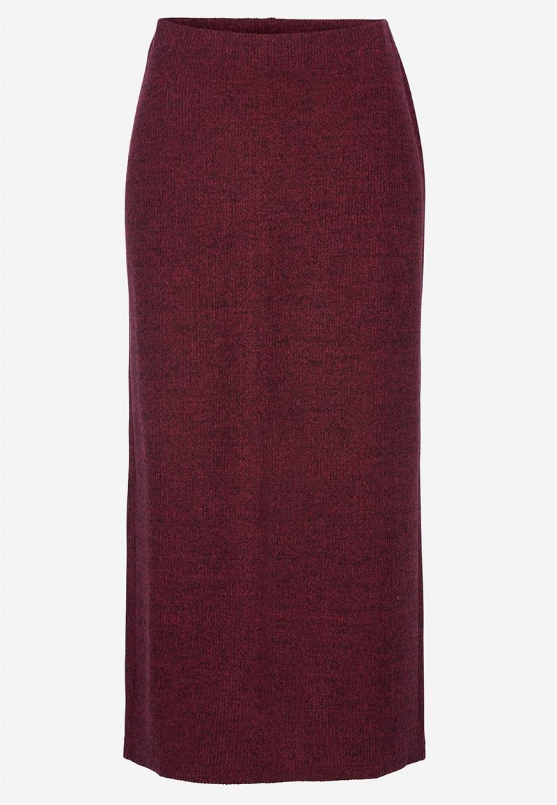 Superblød nederdel med slids Beata