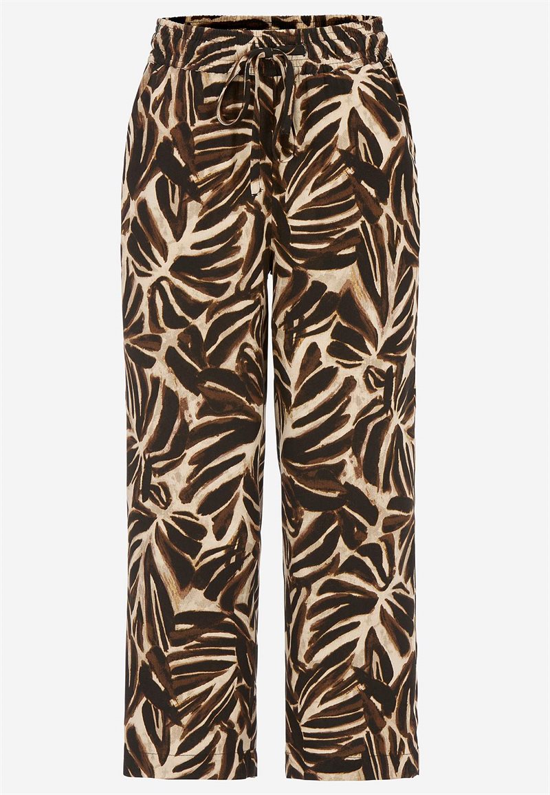 Vævede, mønstrede bukser