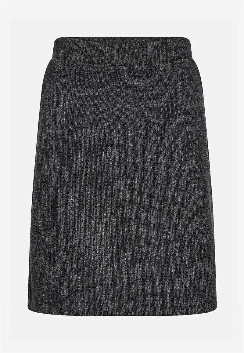 Sildebensmønstret jerseynederdel