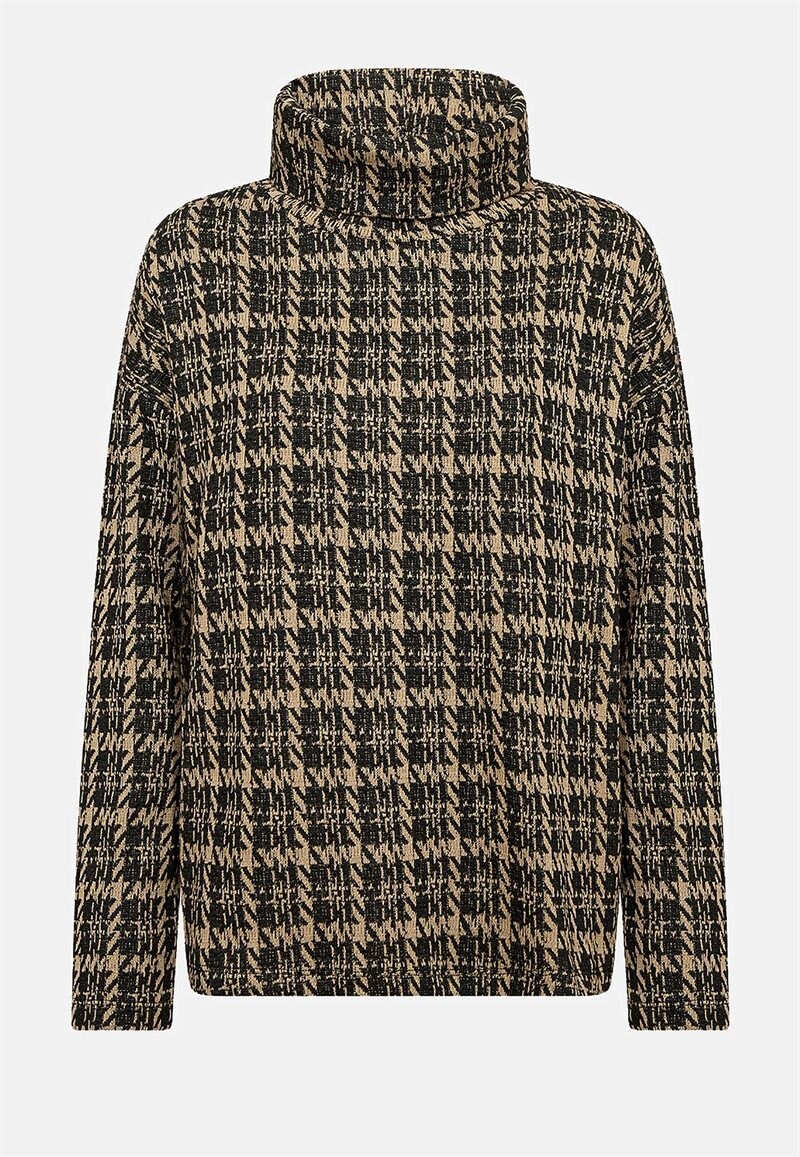 Jerseytop med turtleneck