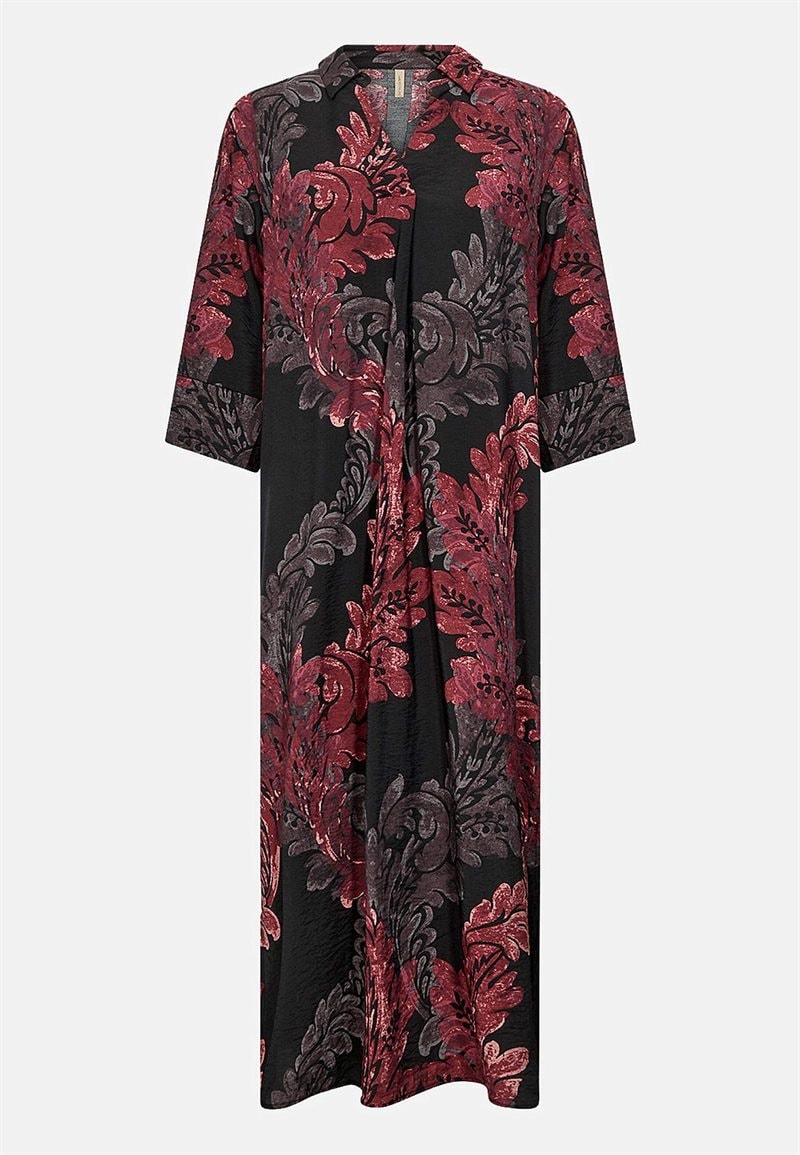 Vævet, mønstret kjole