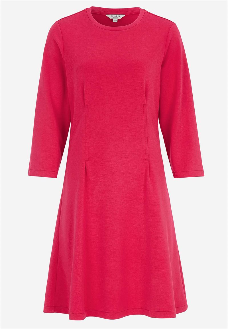 Superblød jerseykjole i modalmiks