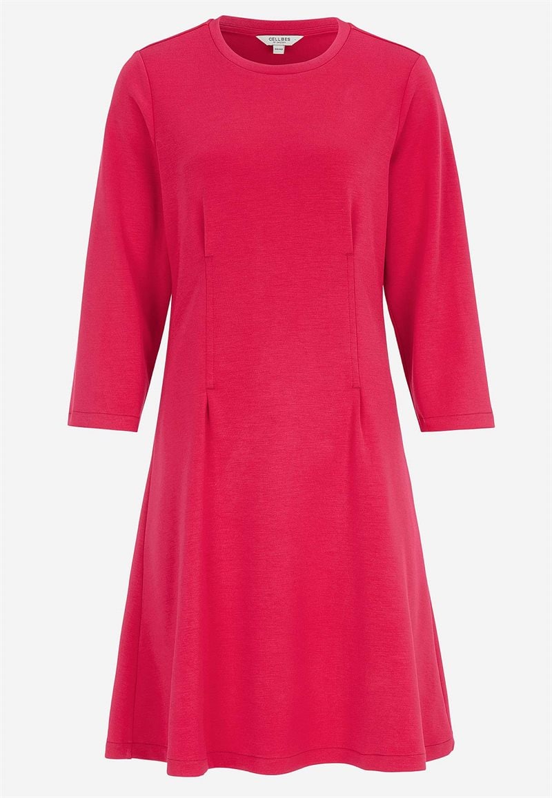 Superblød jerseykjole i modalmiks