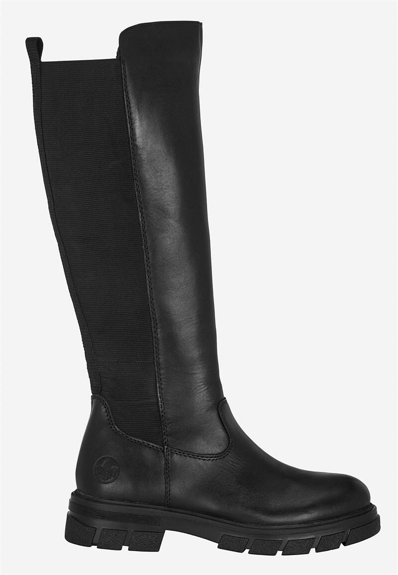 Skindstøvle med skaft med stræk