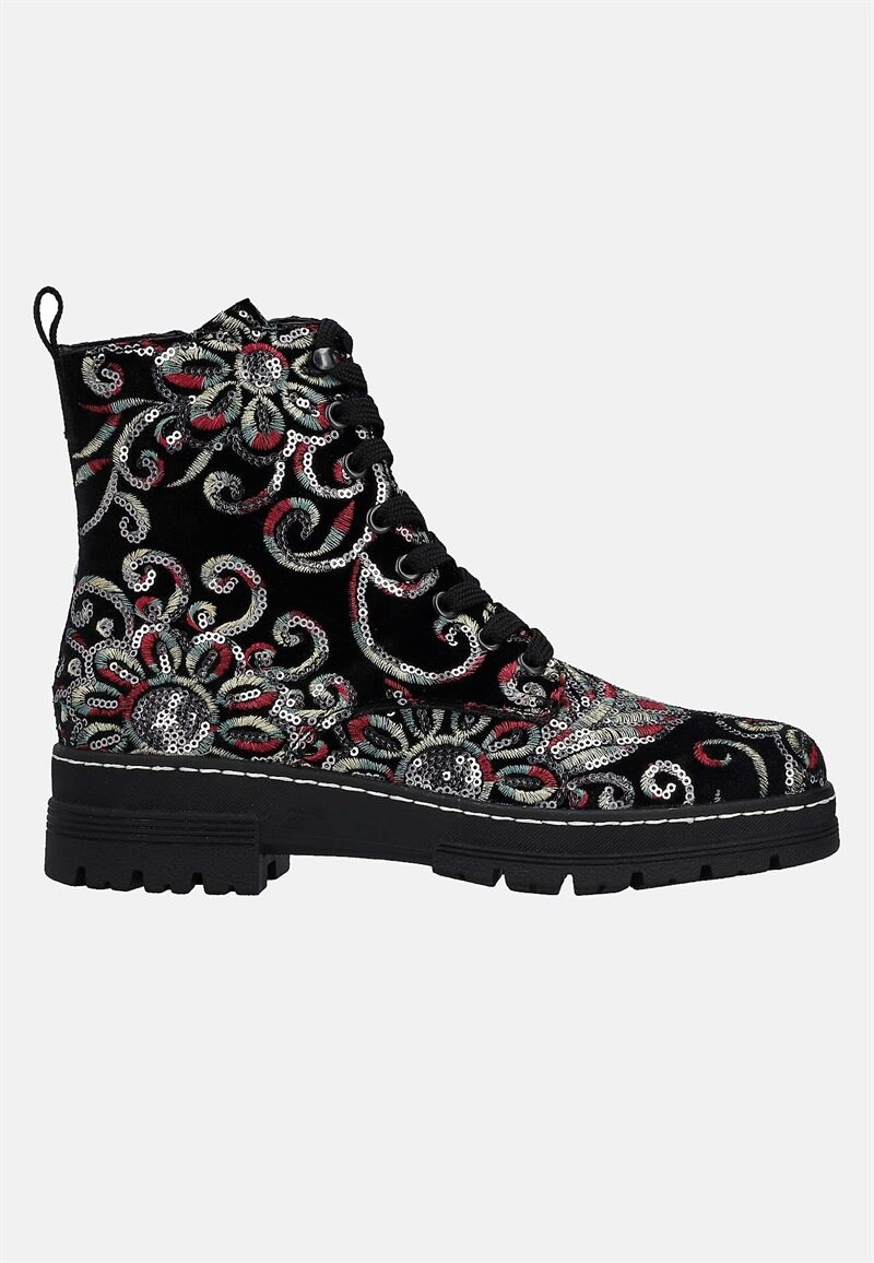 Ankelstøvle med pailleter