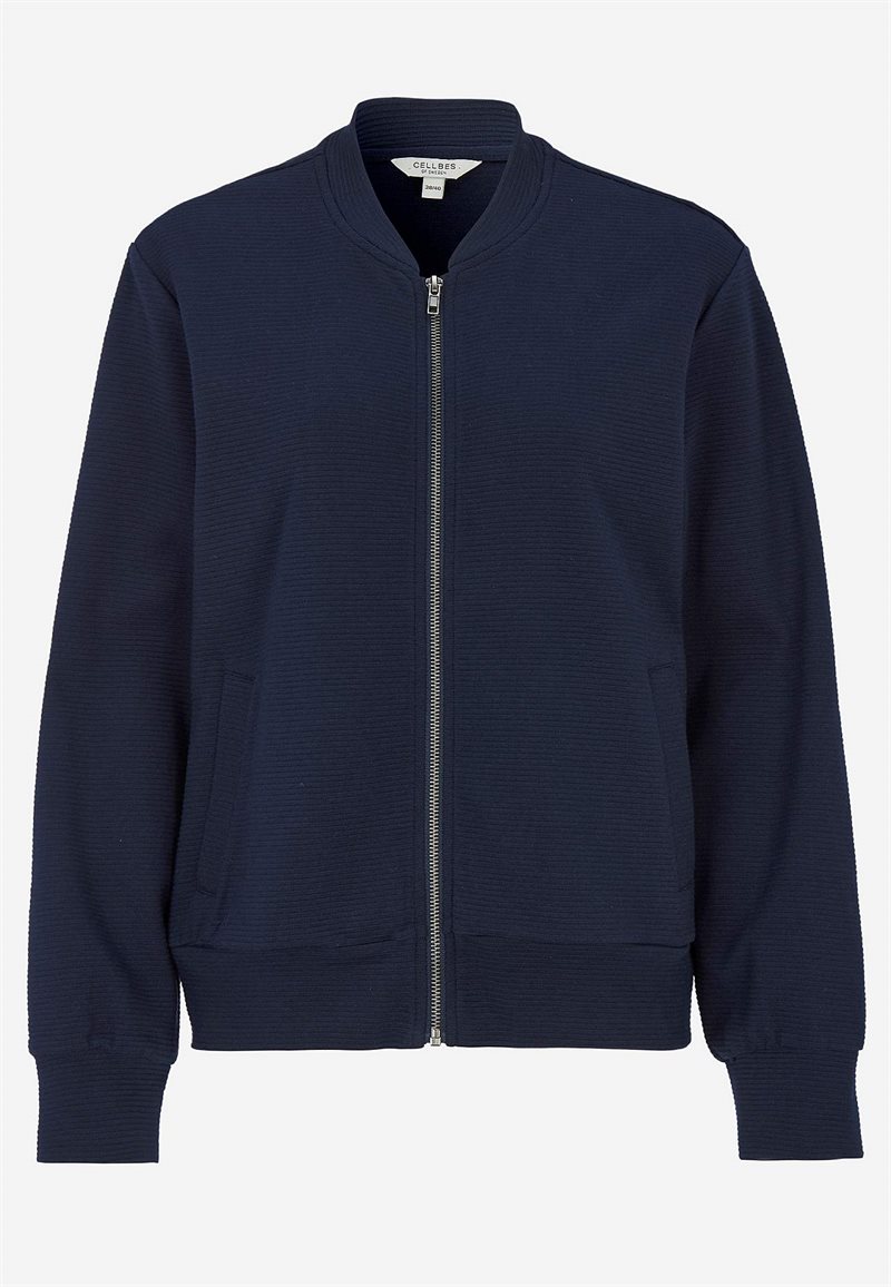 Bomberjakke i jersey