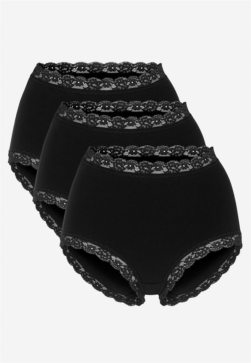 Trusse med høj talje og blonde 3-pack