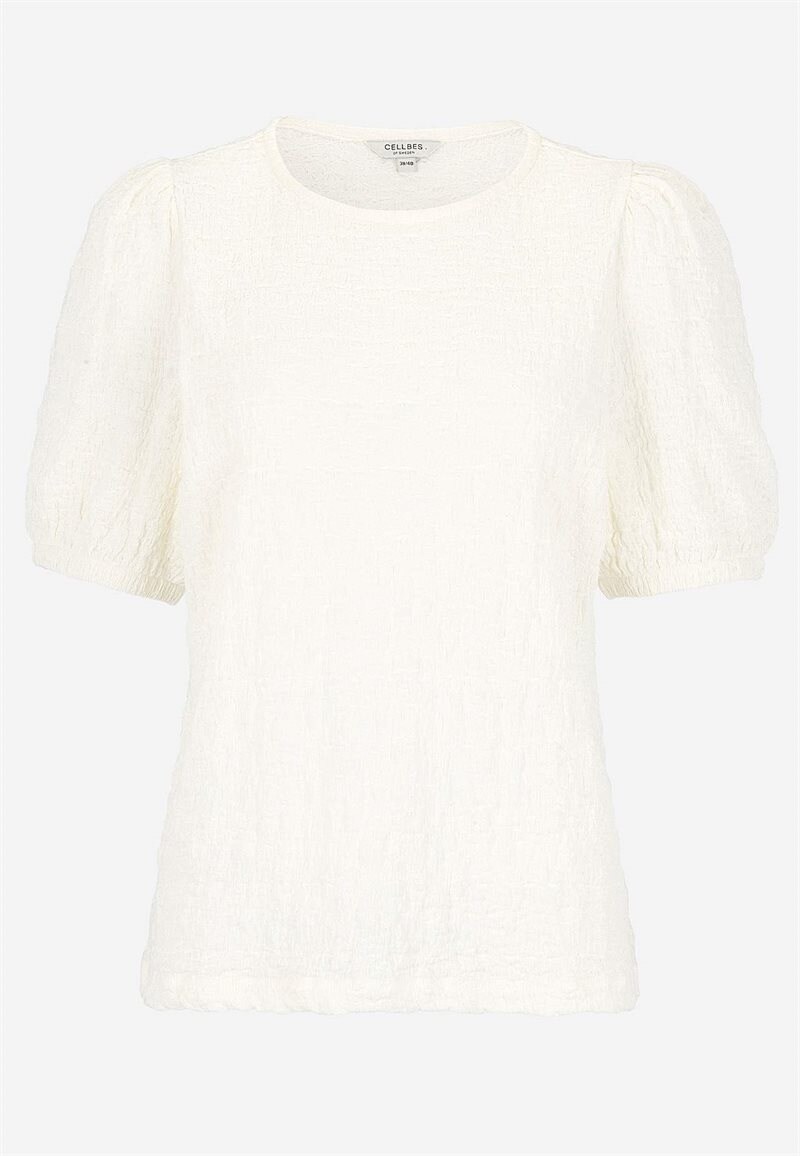 Jerseytop med struktur