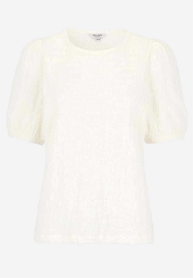 Jerseytop med struktur