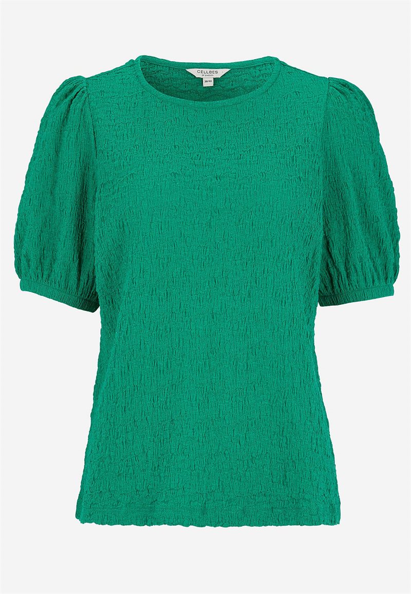 Jerseytop med struktur