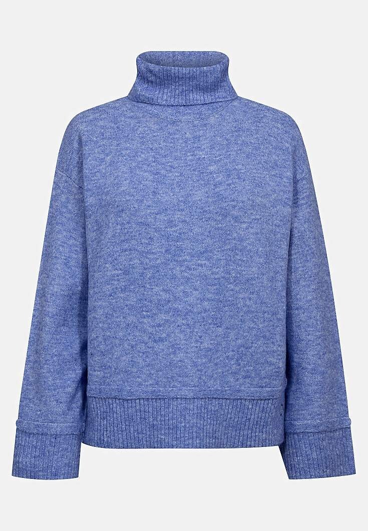 Strikket trøje med krave