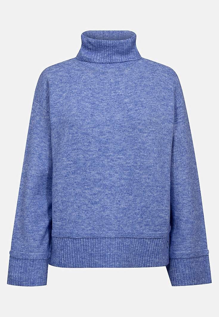 Strikket trøje med krave