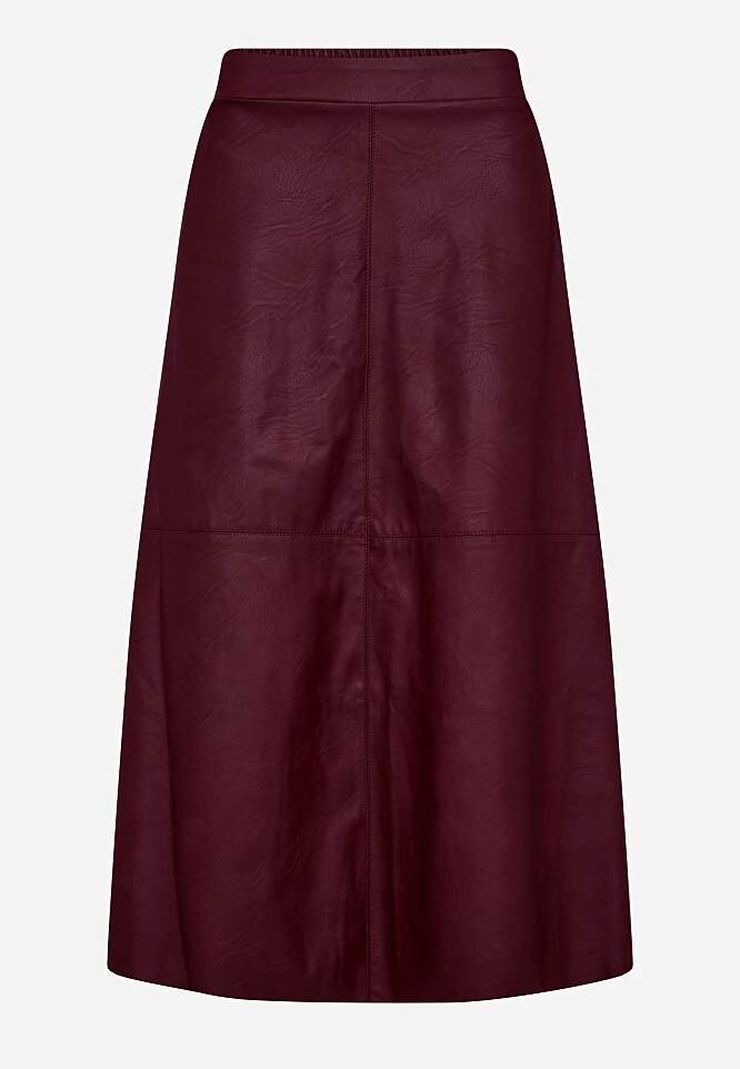 Nederdel i PU med lommer