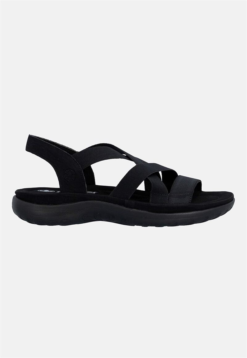 Sandal med elastiske remme