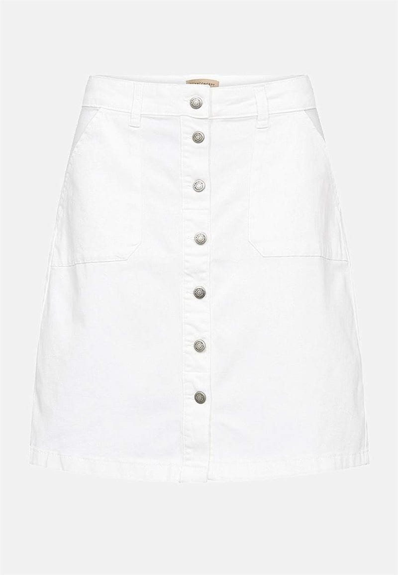 Kort cowboynederdel med lommer