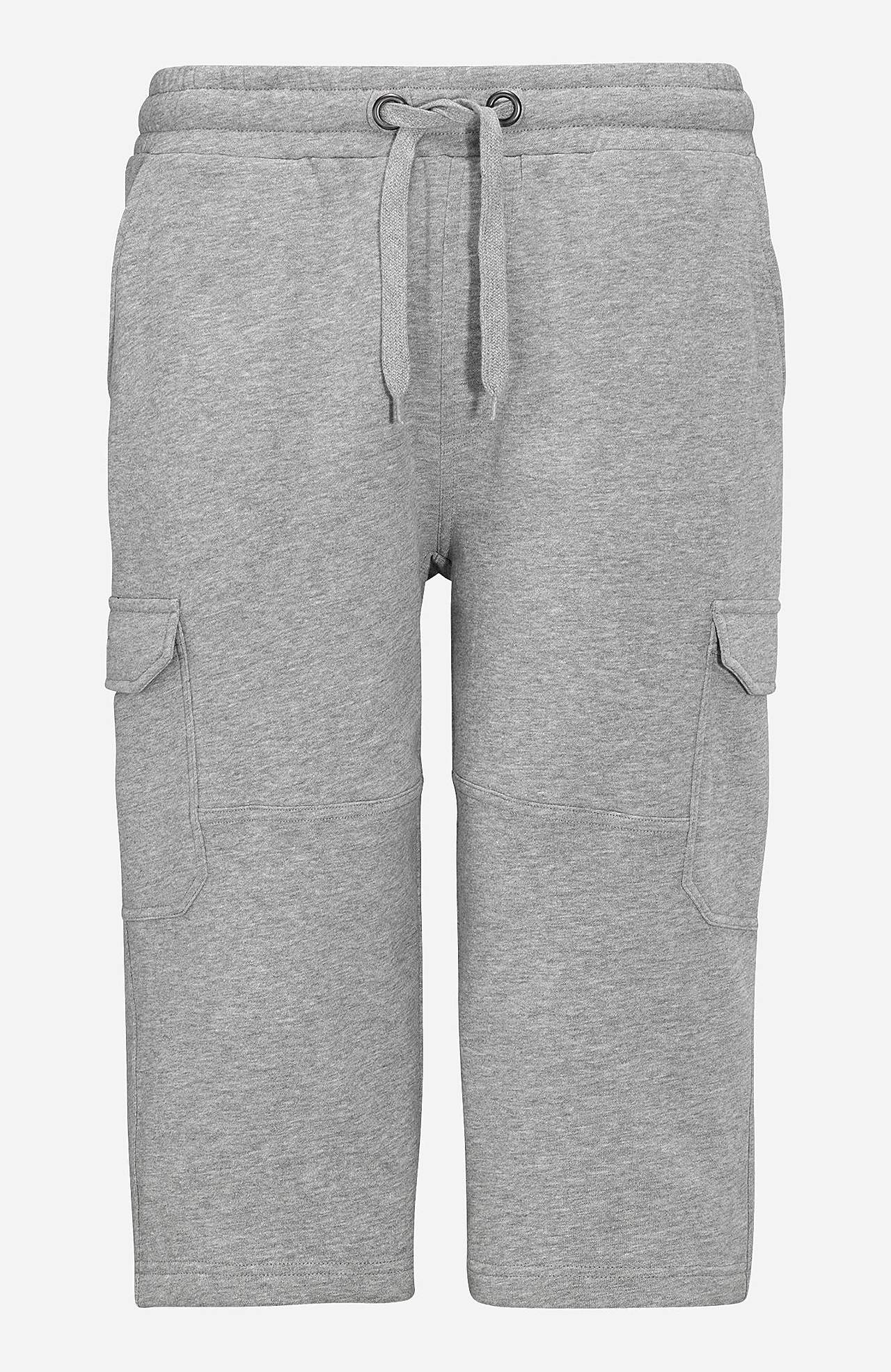 Lange sweatshirt-shorts med cargolommer Smarty