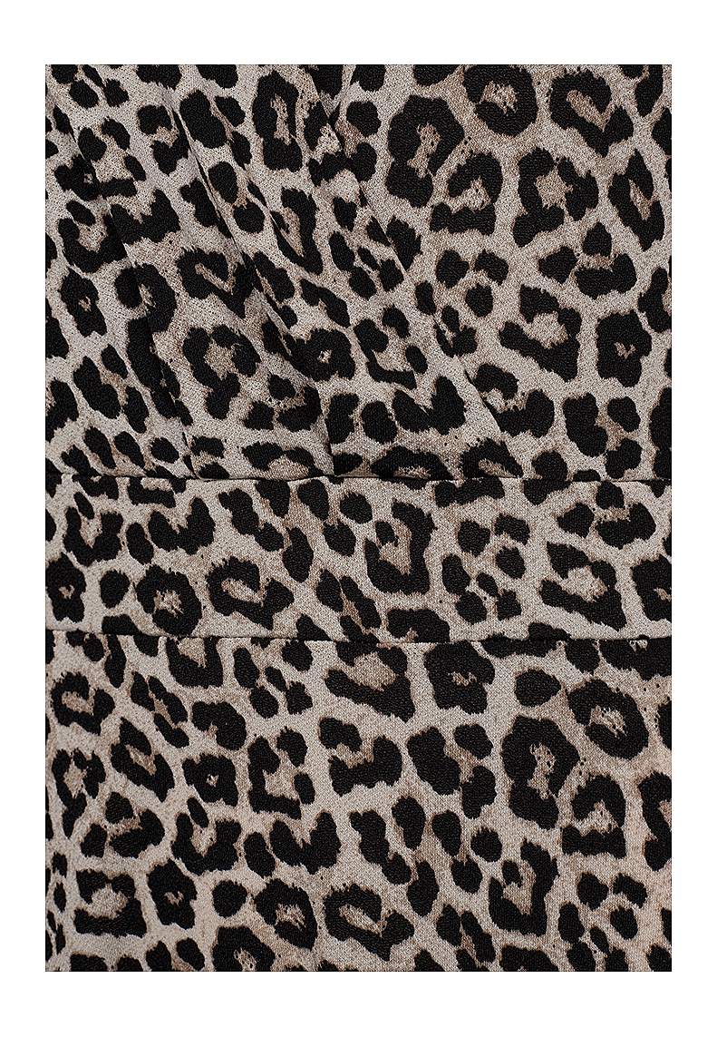 Leopard jerseykjole Yrsa 