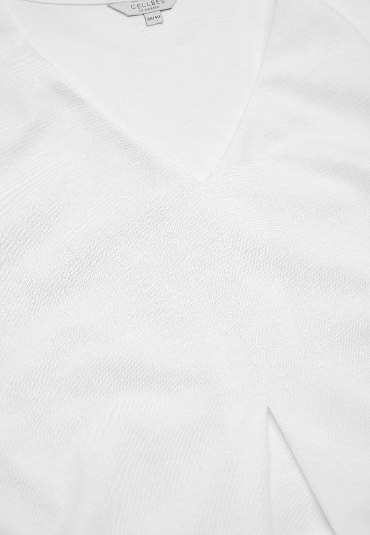 Ærmeløs jerseytop med v-udskæring