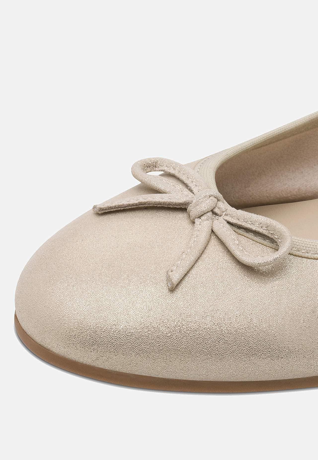 Klassisk ballerinasko i læder