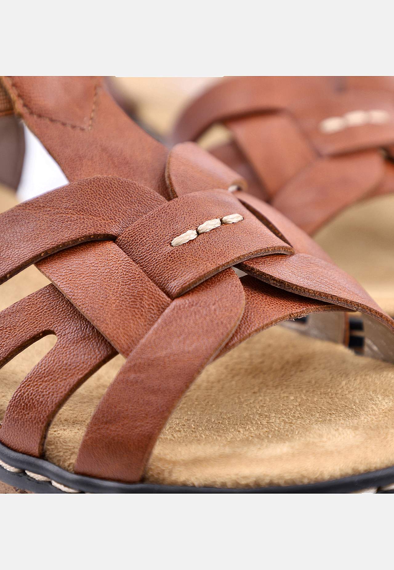 Sandal med wedgehæl