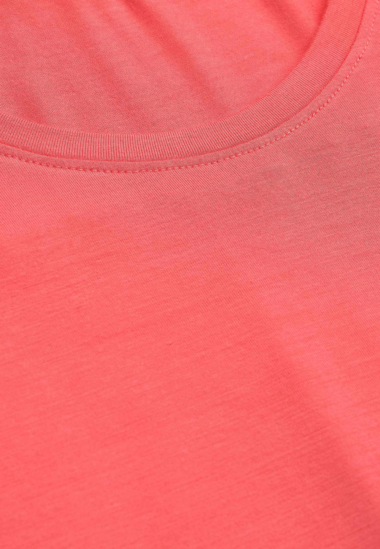 Jerseytop med korte ærmer